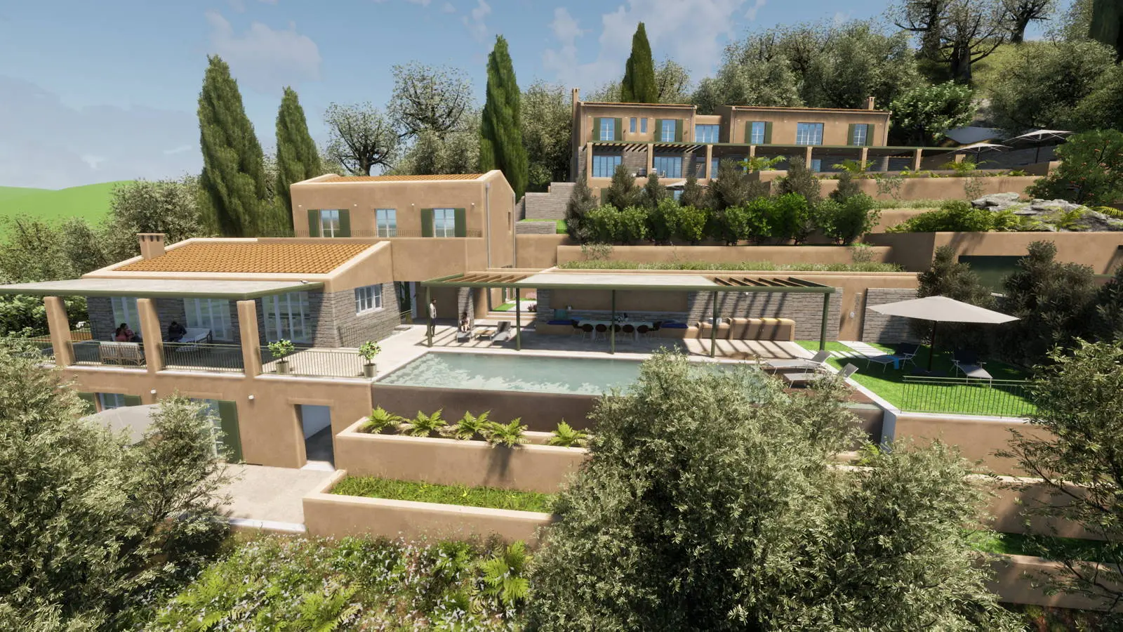 bh-0fe6f0c74a7a Luxurious villa with pool and views in Vigglatouri, Corfu