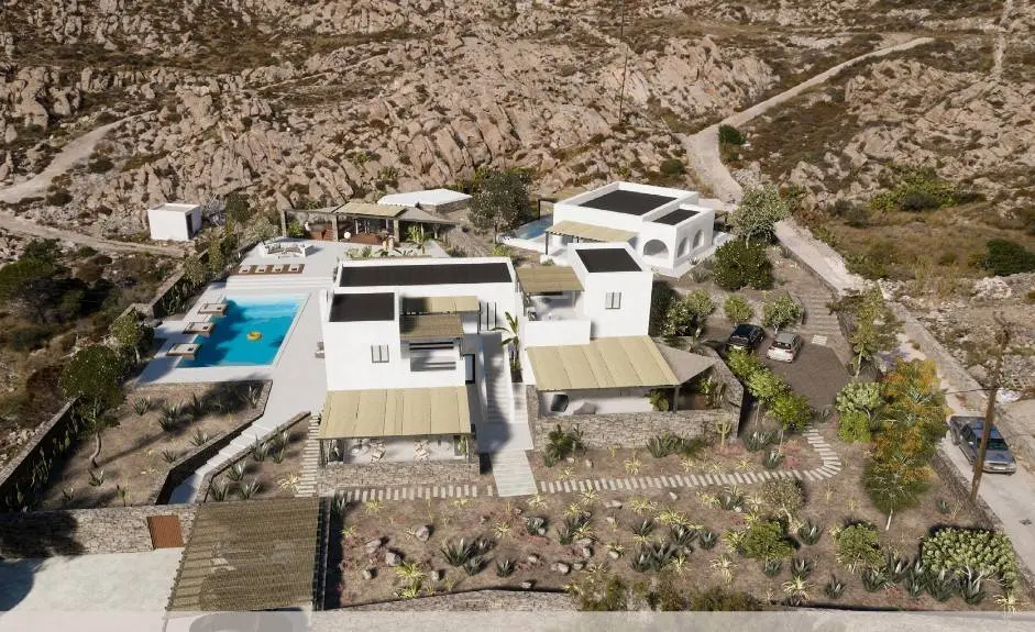 Unique newly built villa overlooking Naousa Bay, Kolymbithres, Paros