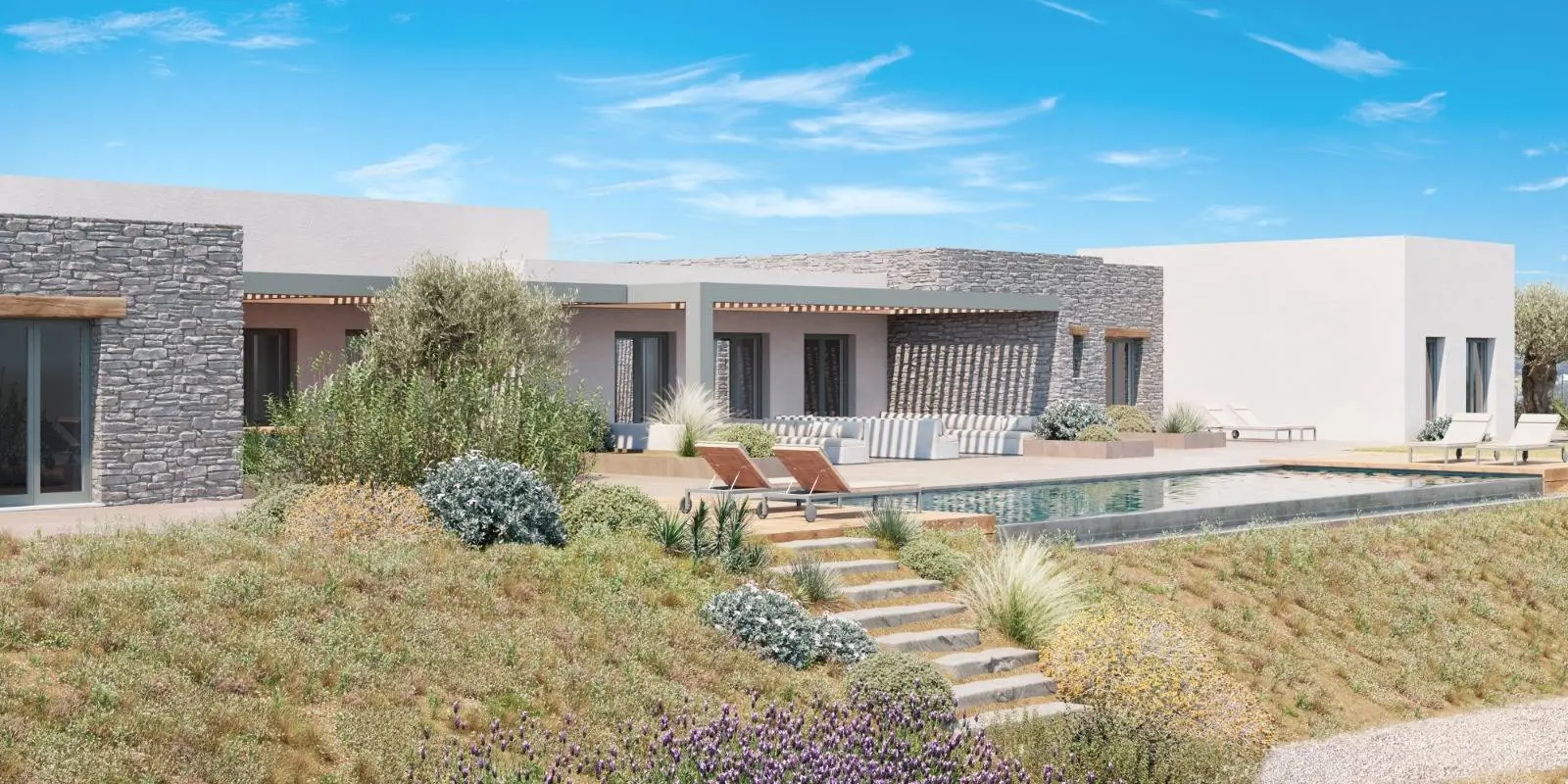bh-110756674aea Architect-Designed Luxury Estate with Infinity Pool & Unobstructed Aegean Views in Paros