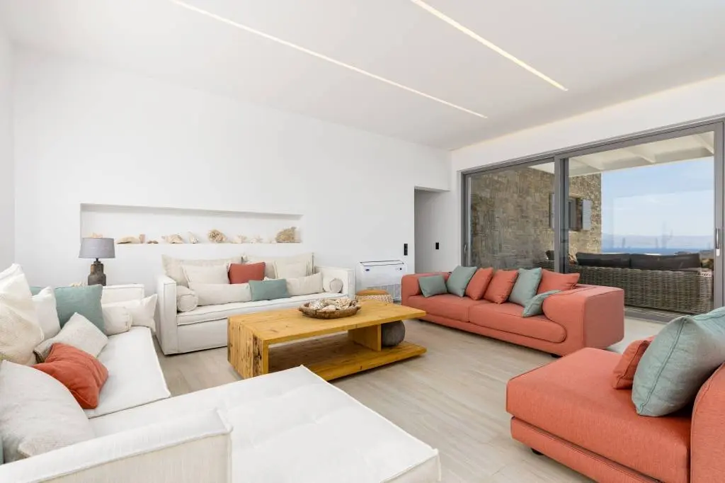 Beautiful luxury villa with sea view, Paros