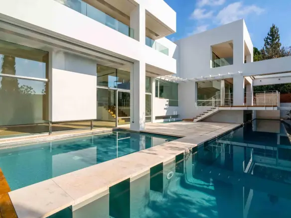 Unique architectural villa with sea views in Voula