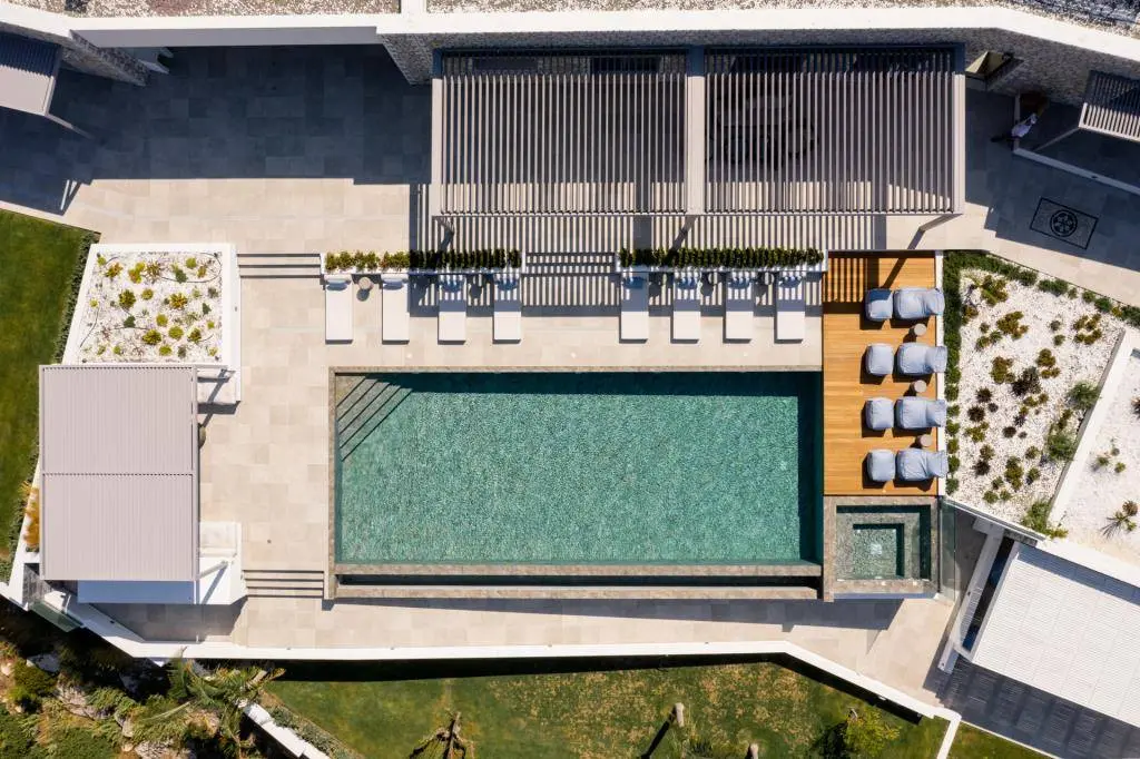 Ultra modern sea view villa with infinity pool in Pefkos
