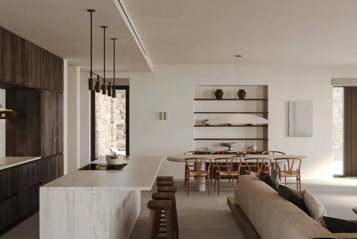 Ultra luxury cycladic sanctuary villa with sunset views in Mykonos
