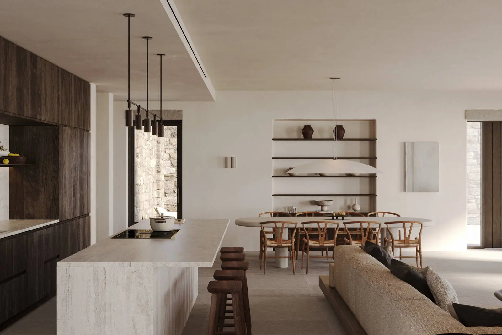 Ultra luxury cycladic sanctuary villa with sunset views in Mykonos
