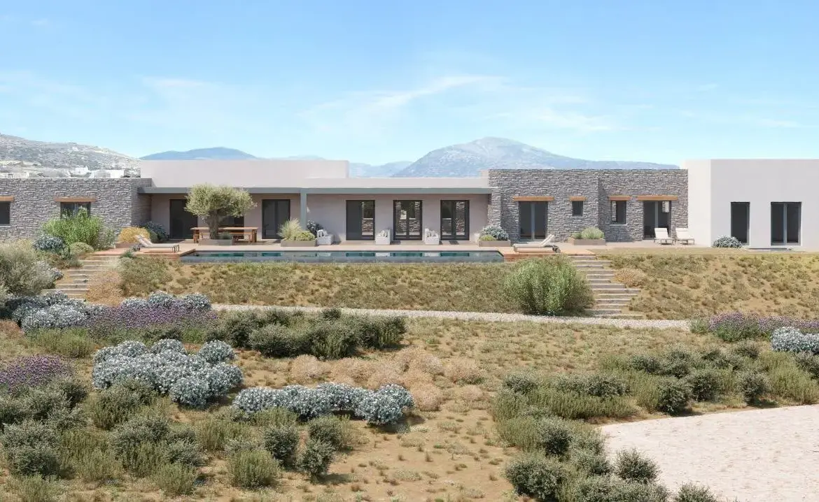Architect-Designed Luxury Estate with Infinity Pool & Unobstructed Aegean Views in Paros