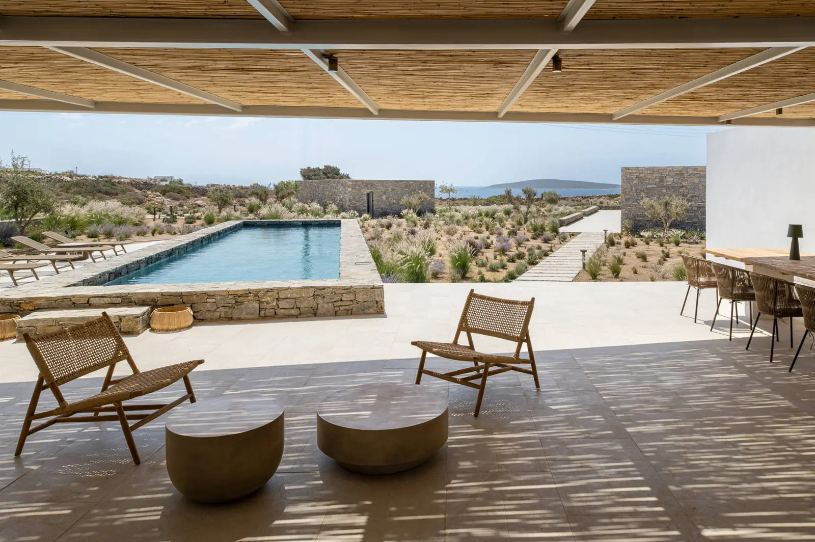 Architectural masterpiece with panoramic sea views on a 9,800 sq.m. estate in Paros