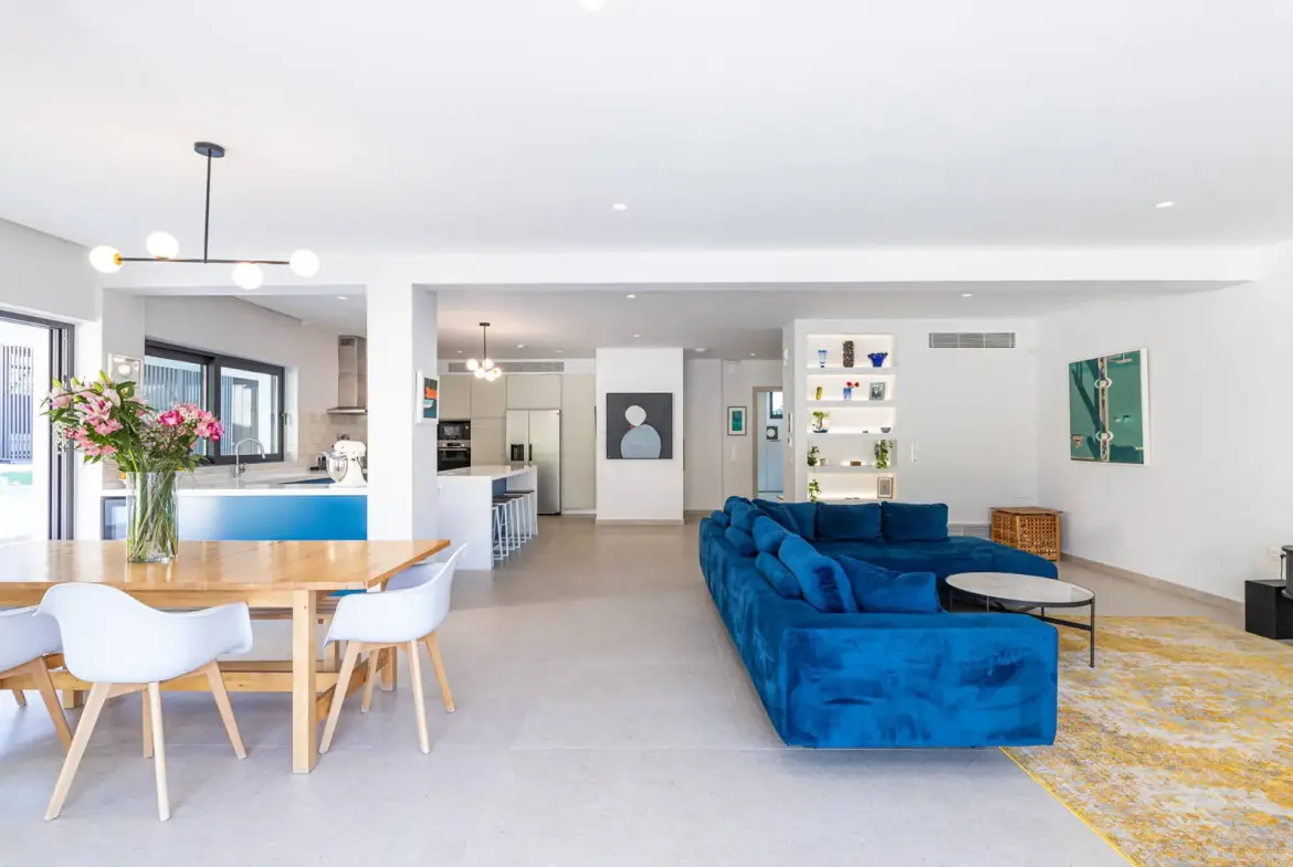 Exquisite modern villa in Vari with breathtaking paradise garden and pool