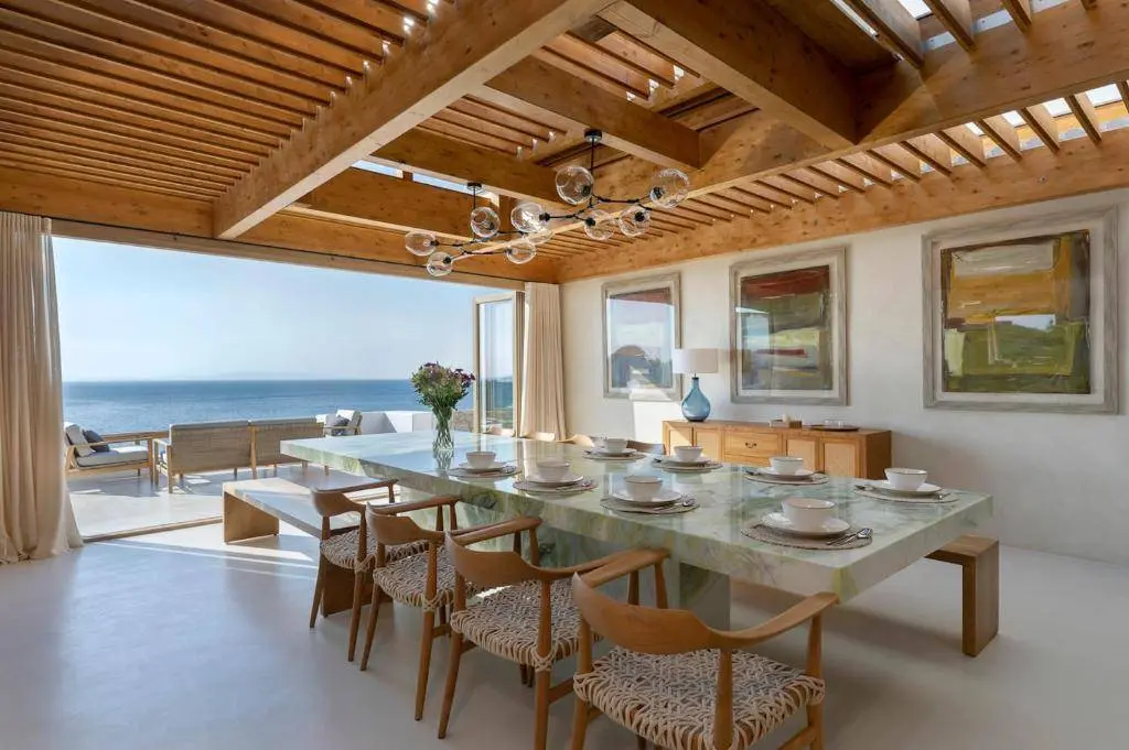 Exclusive Mykonian retreat with sunset views near Mykonos Town