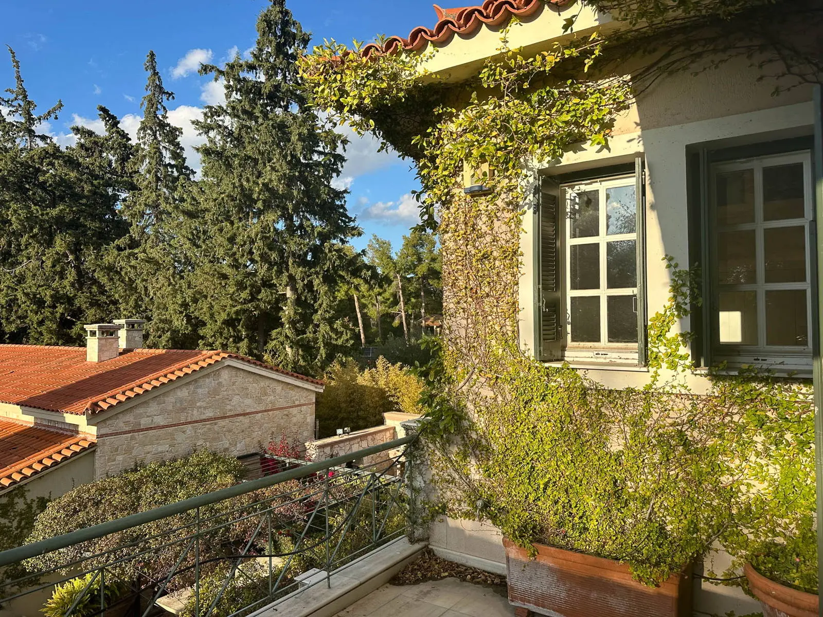 Stylish mansion comprising two residences & a large swimming pool in Nea Erythraia
