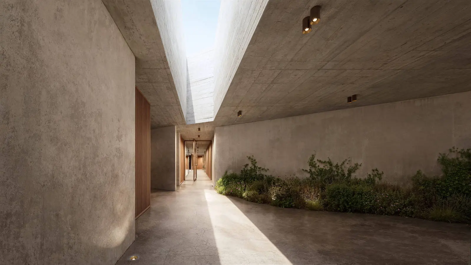 bh-1e31aeb74c94 Iconic subterranean estate with signature V-shaped infinity pool in Antiparos