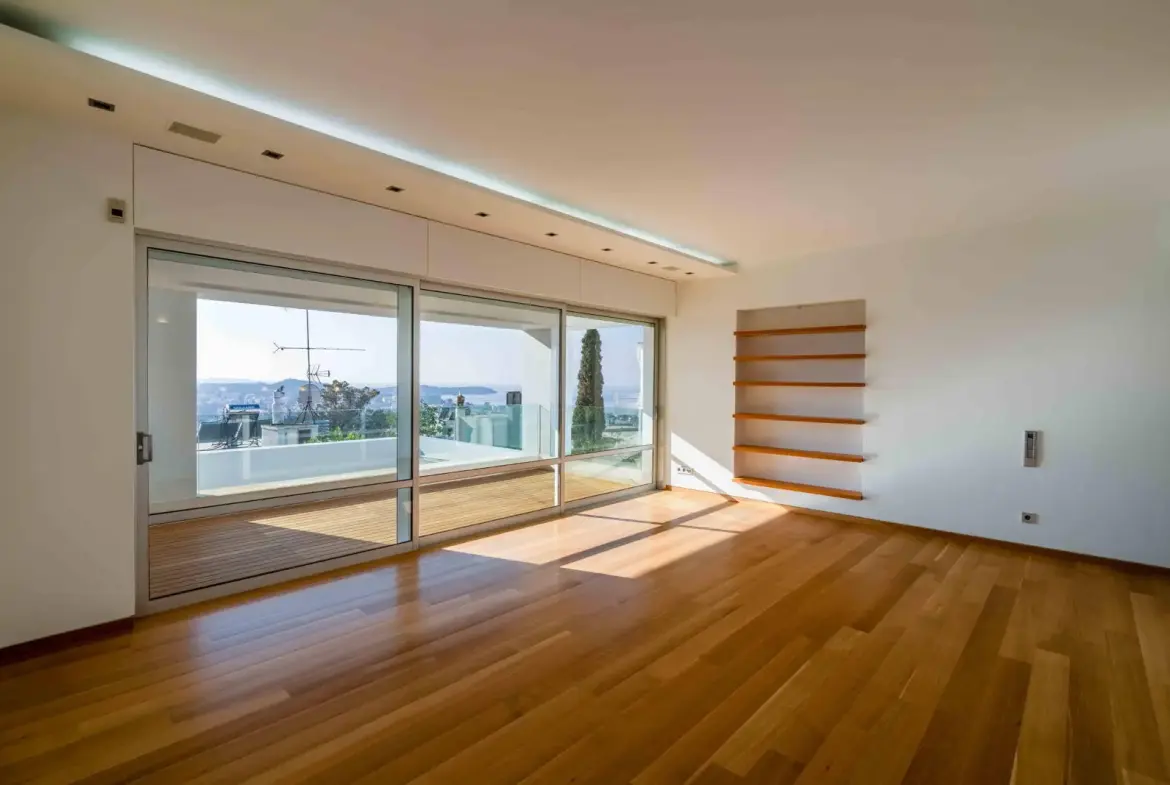 Unique architectural villa with sea views in Voula