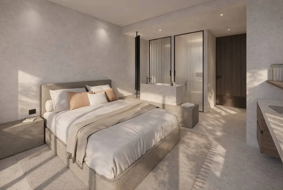 Subterranean architect-designed villa with panoramic sea views, Isterni, Paros