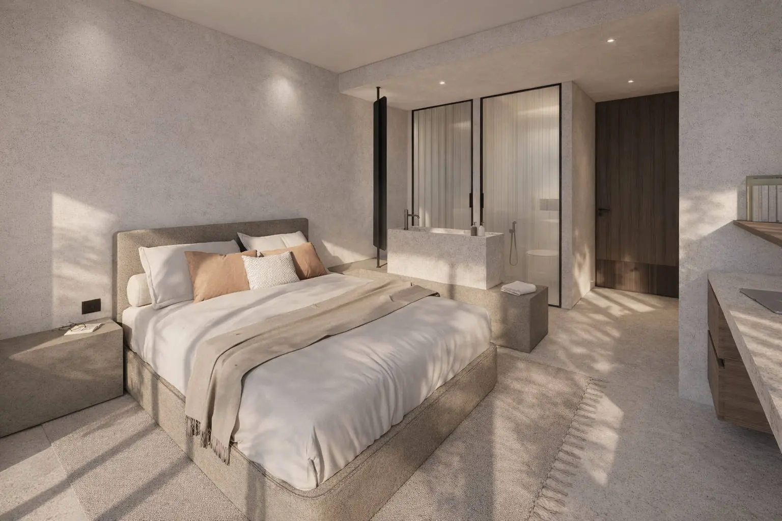Subterranean architect-designed villa with panoramic sea views, Isterni, Paros