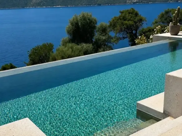 The awarded waterfront residence in Lefkada
