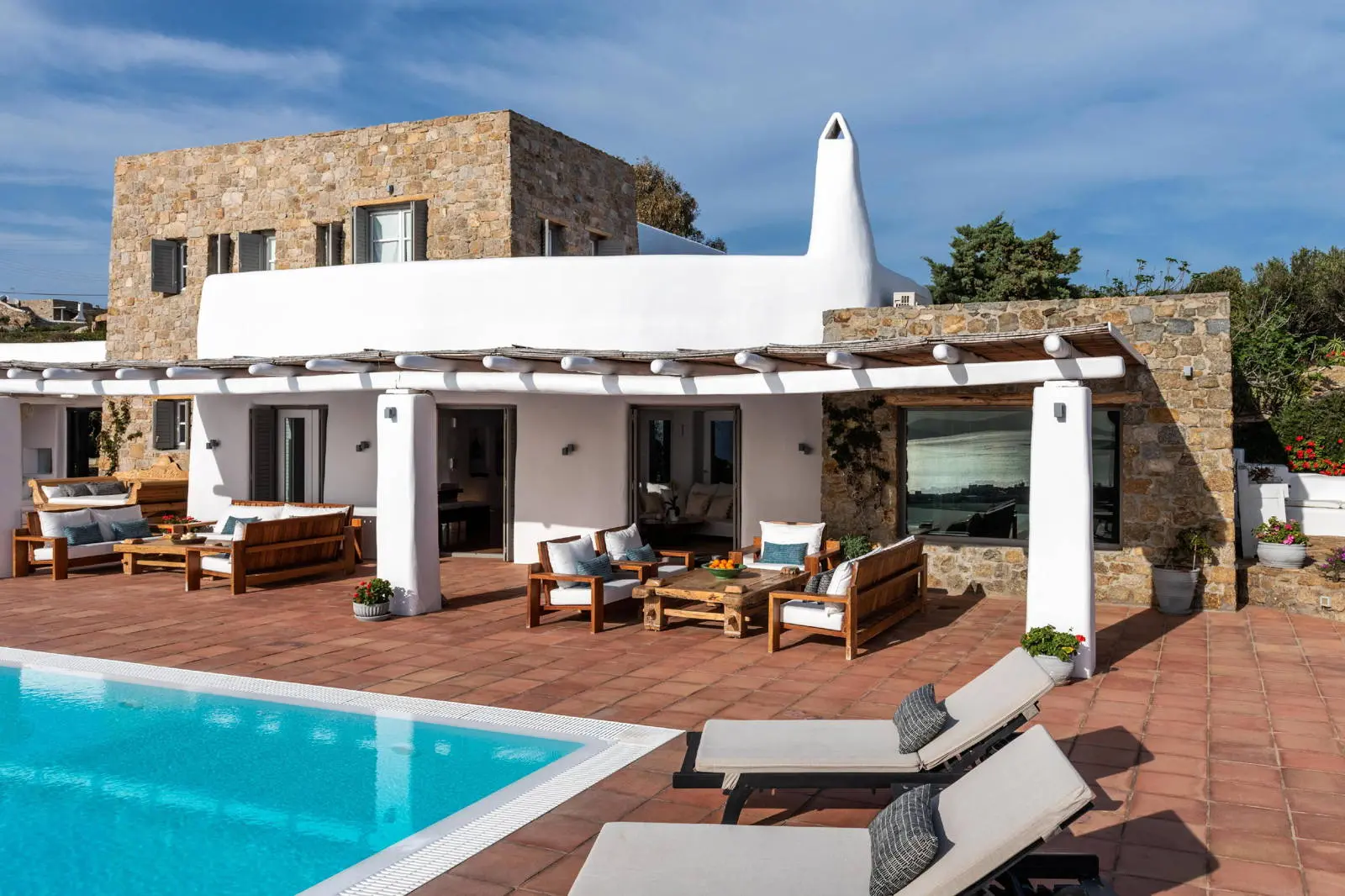 bh-26e9015f9409 Exclusive architectural estate with panoramic Delos & sunset views, Agios Lazaros, Mykonos