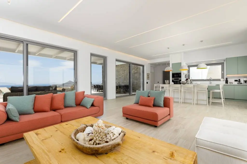 Beautiful luxury villa with sea view, Paros