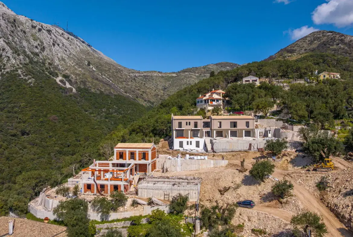 Luxury seaview villa with pool in Vigglatouri , Corfu