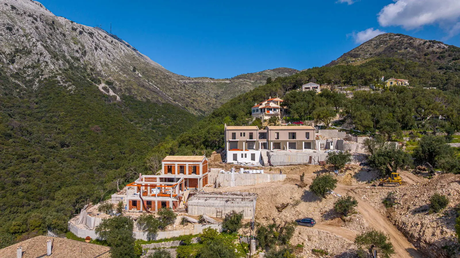 Luxury seaview villa with pool in Vigglatouri , Corfu