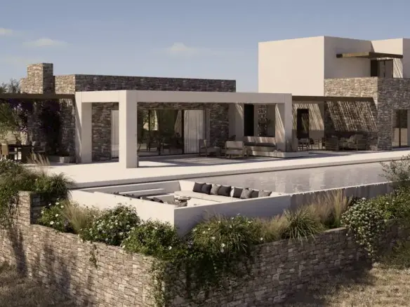 Impressive villa with panoramic views of Navarino bay in Gialova
