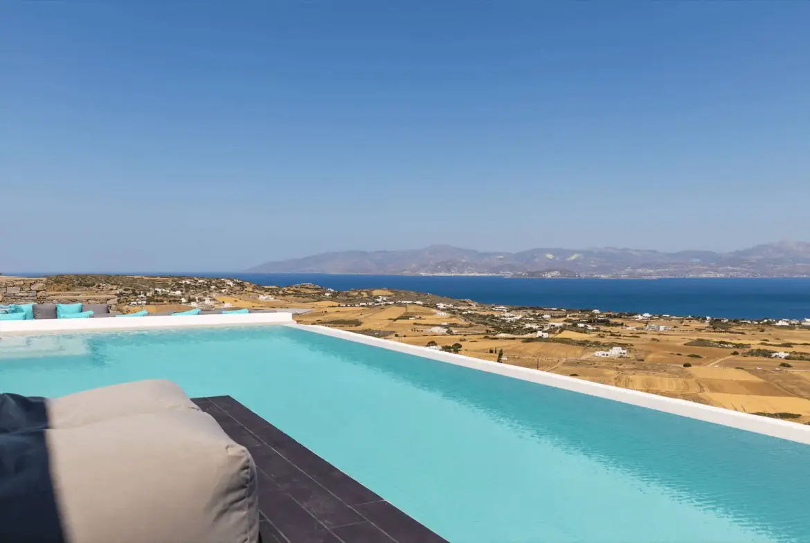 Beautiful luxury villa with sea view, Paros