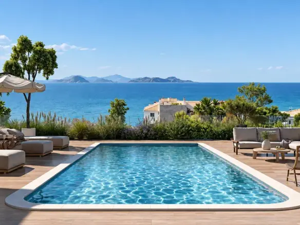 Exclusive luxury villa in Kavouri with private pool, gym & sea views