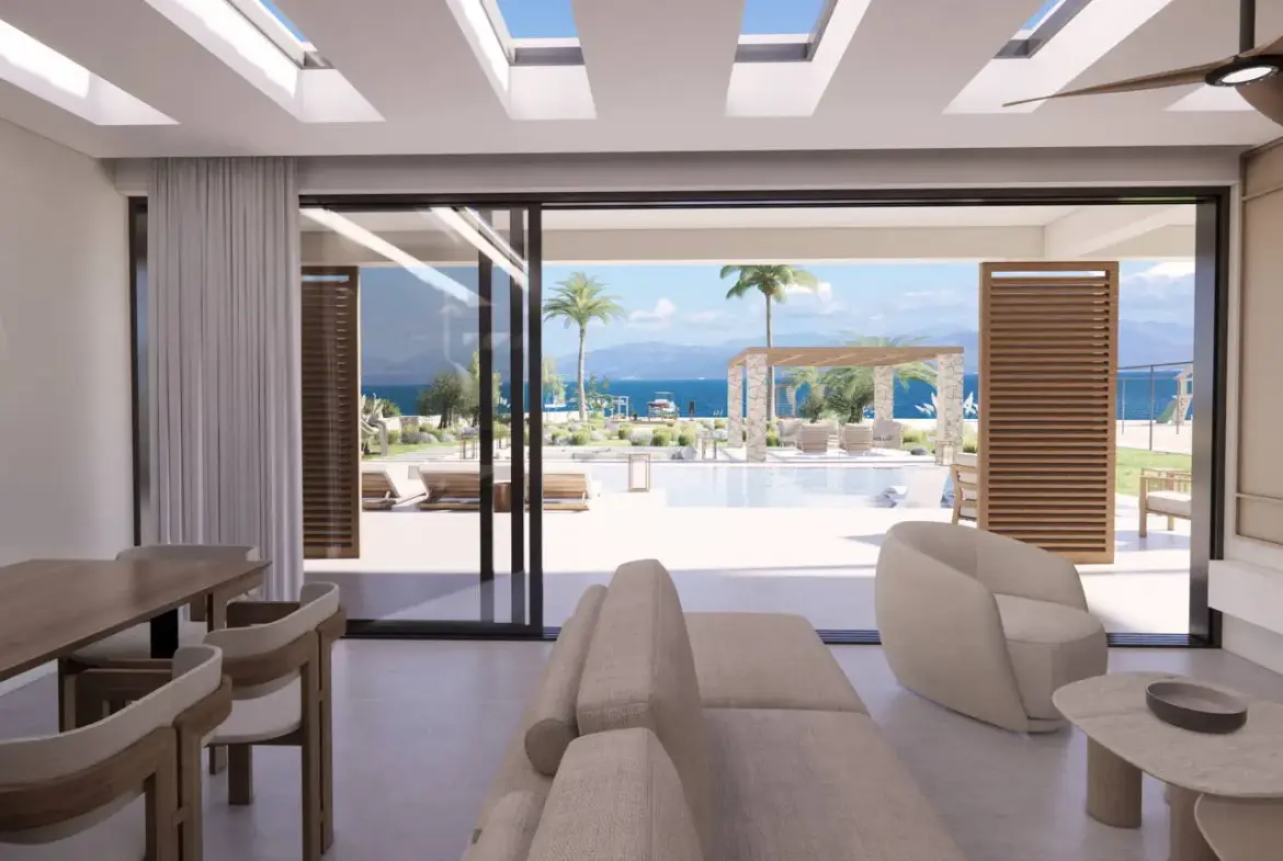 Private beachfront wellness estate in the heart of the Ionian Sea