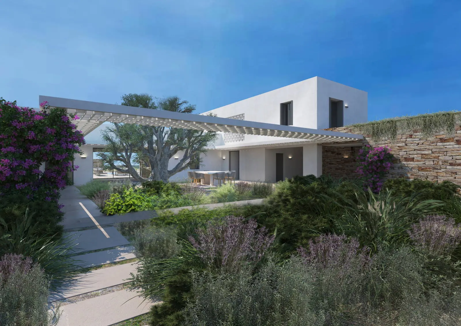 Exceptional New Villa in Santa Maria, Paros
