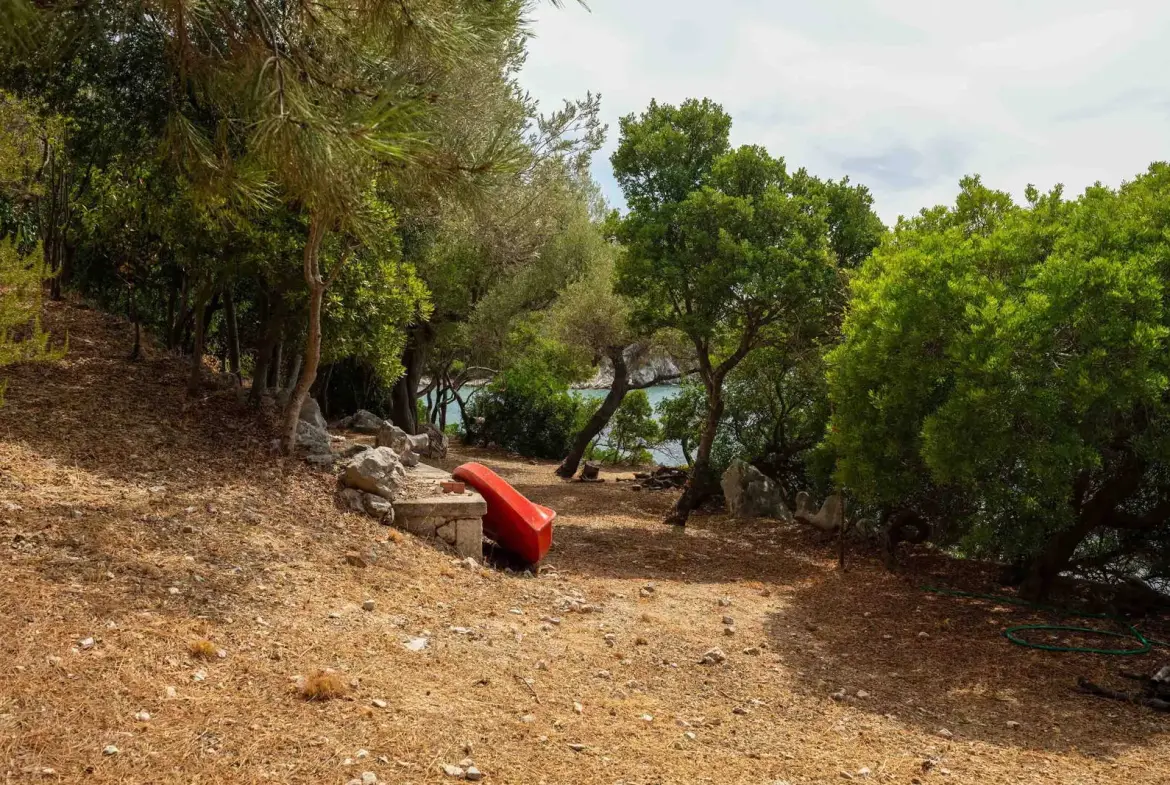 Seafront Villa with Private Mooring at Syvota, Lefkada
