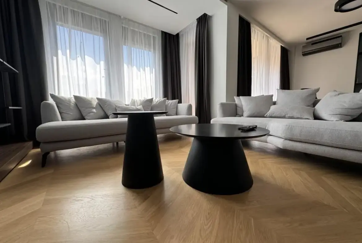 Exclusive two-bedroom apartment with a luxurious living room