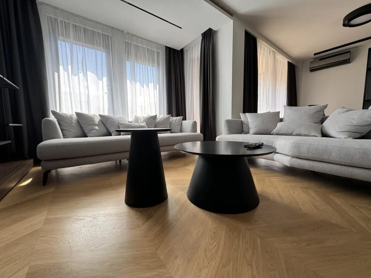 Exclusive two-bedroom apartment with a luxurious living room