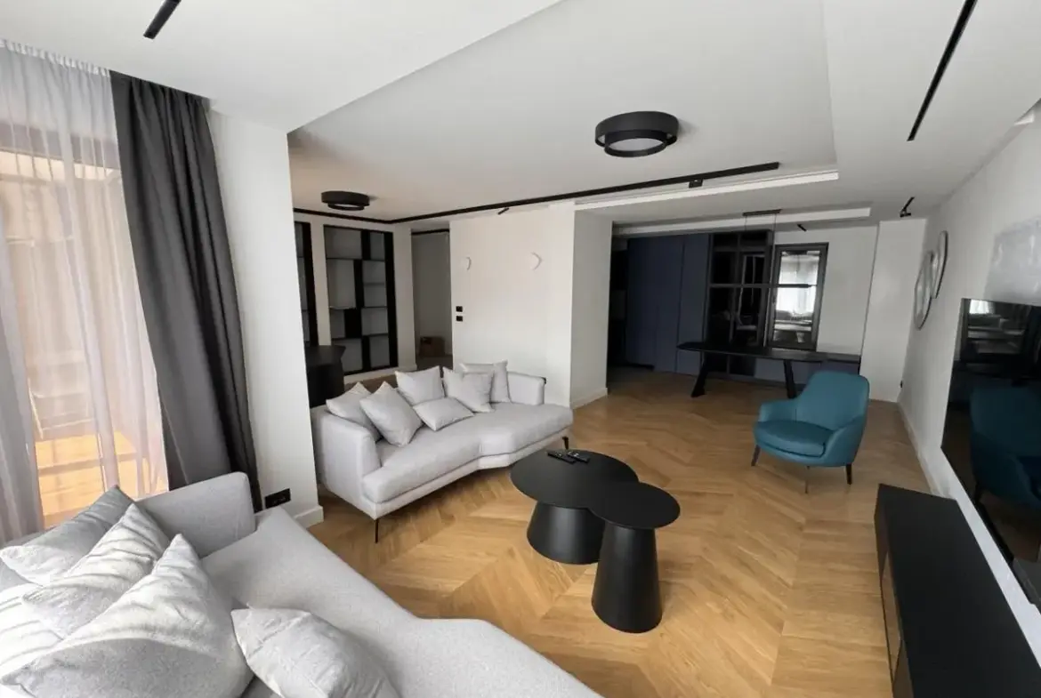 Exclusive two-bedroom apartment with a luxurious living room