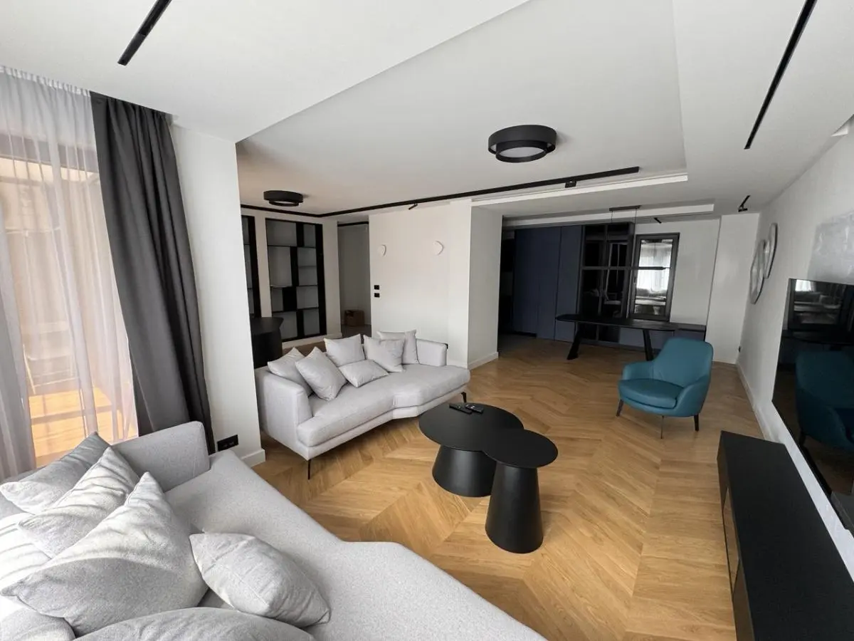 Exclusive two-bedroom apartment with a luxurious living room