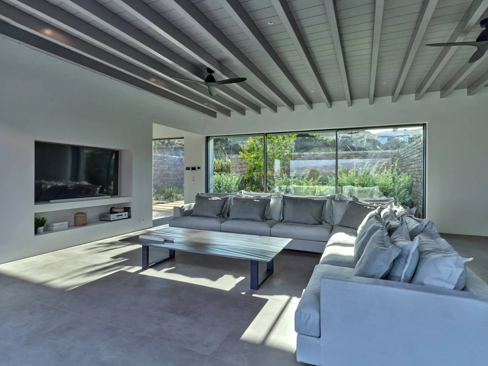 Ultimate luxury seafront villa with infinity pool in Antiparos