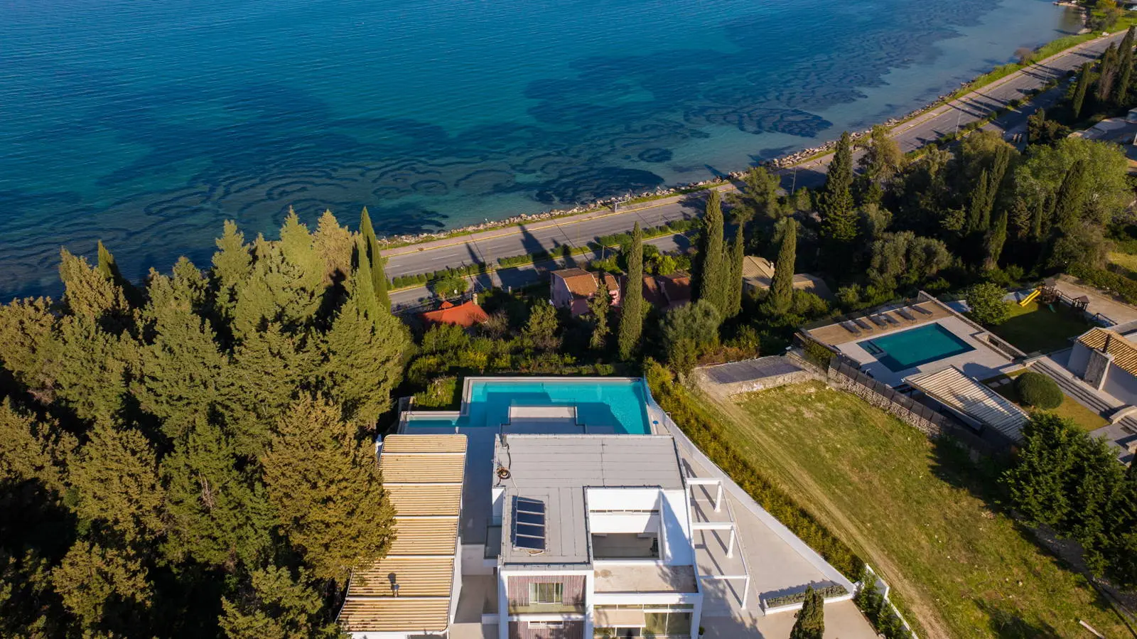 Luxury smart home with panoramic sea views in Kontokali, Corfu