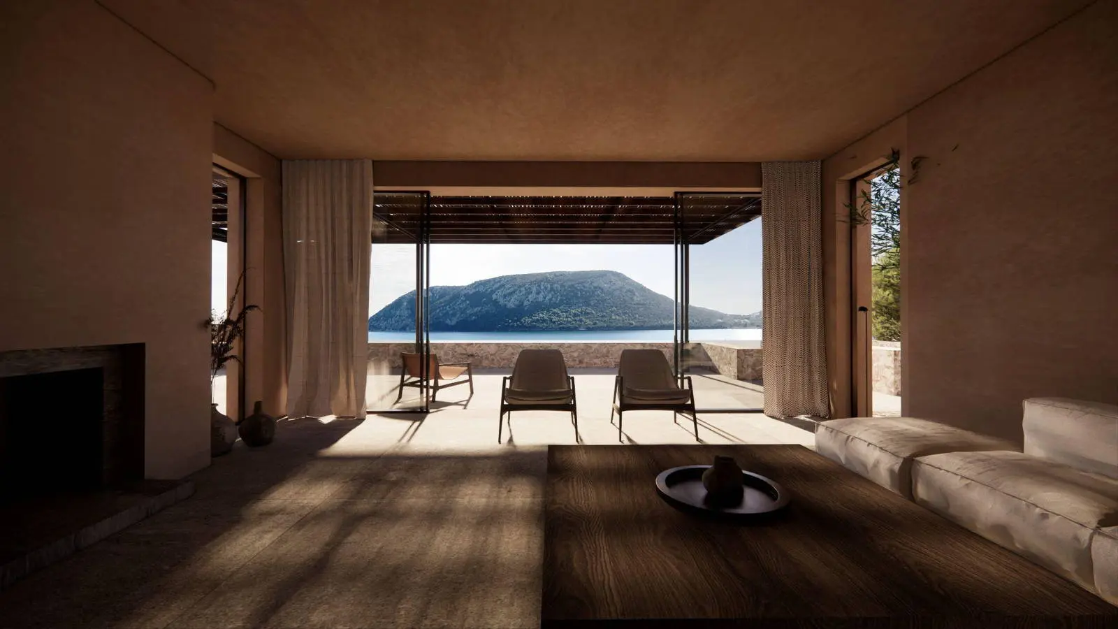 Villa Aeon: Waterfront 425 sq.m. villa with infinity pool and private beach access in Porto Heli