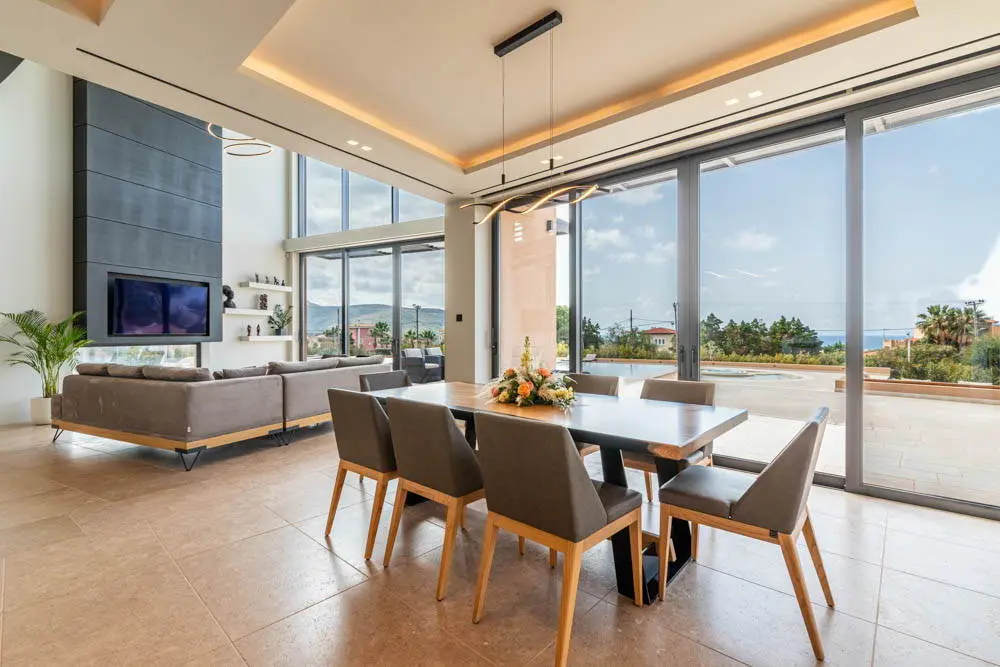 Ultra luxury contemporary villa with infinity views