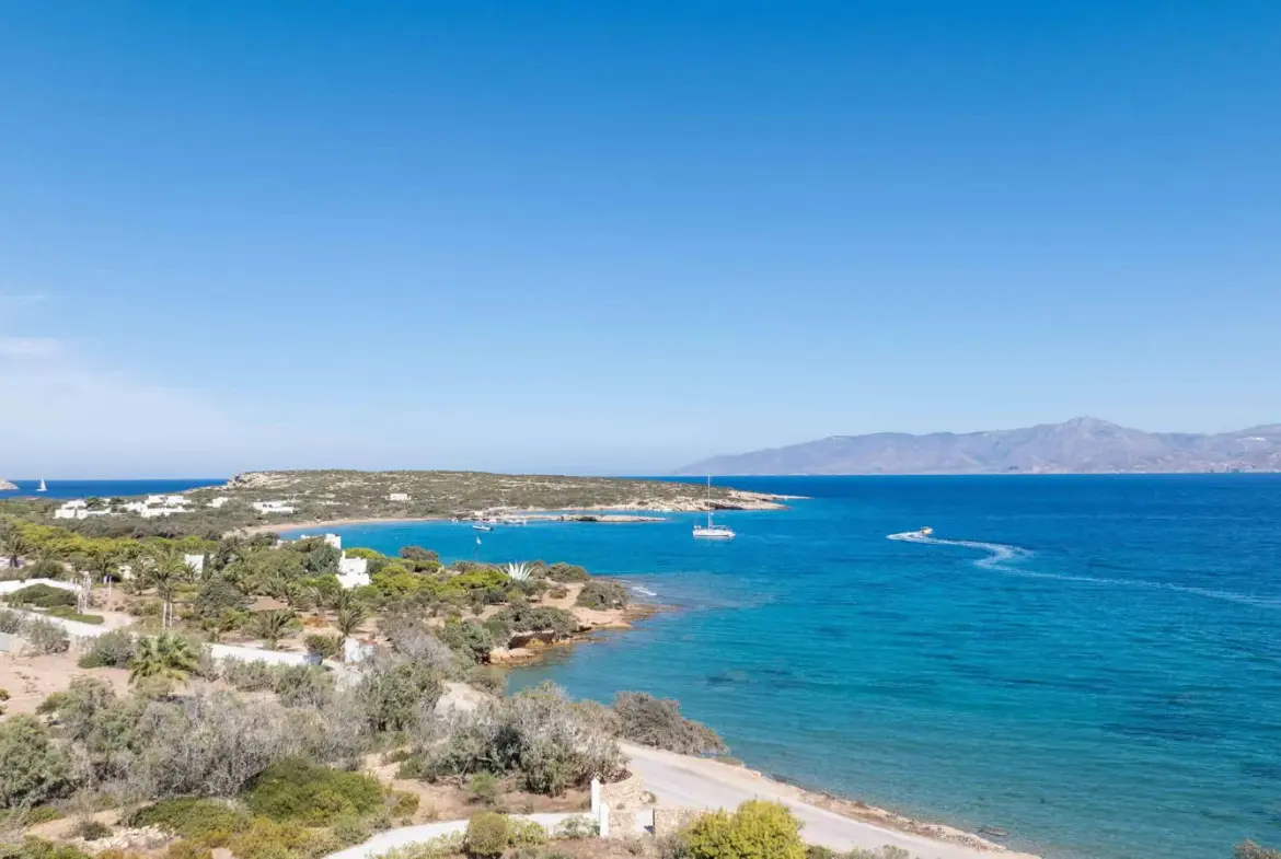 Unique Seaside Villa with Pool in Santa Maria, Paros
