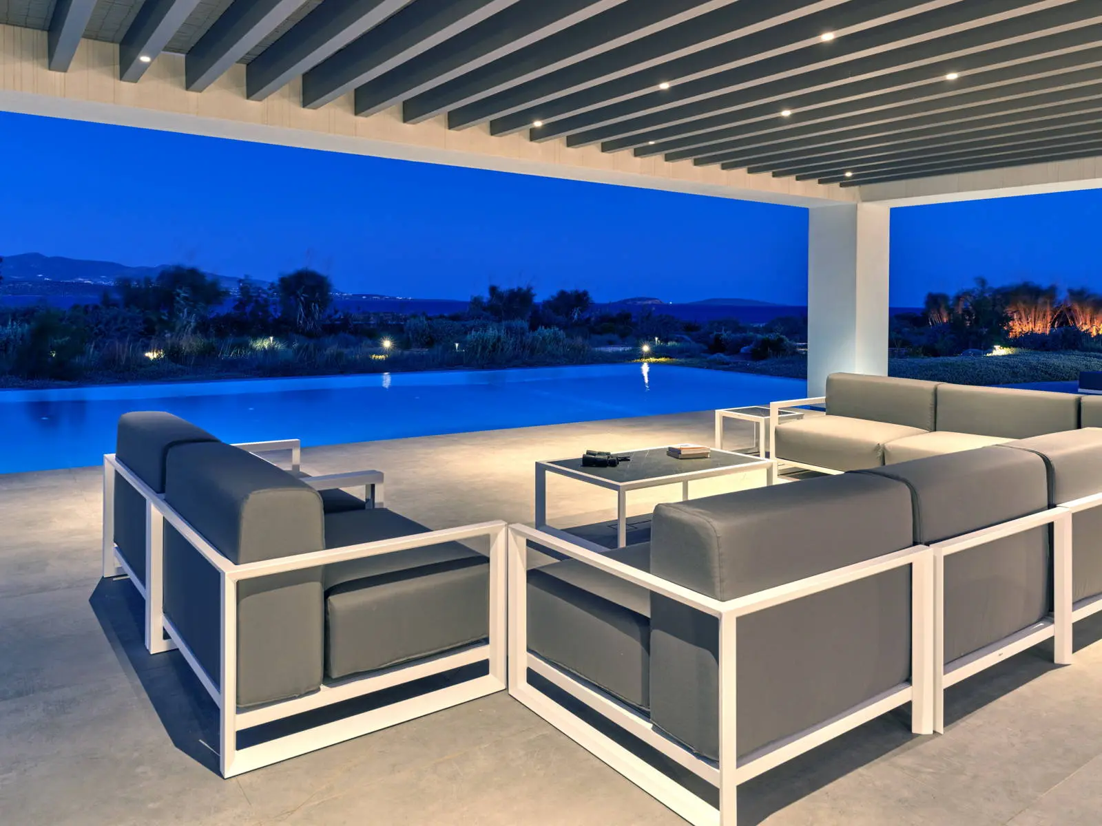Ultimate luxury seafront villa with infinity pool in Antiparos