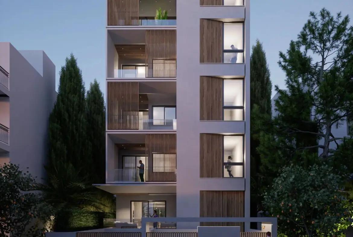 Minimal building with 3 apartments in Golf with sea view