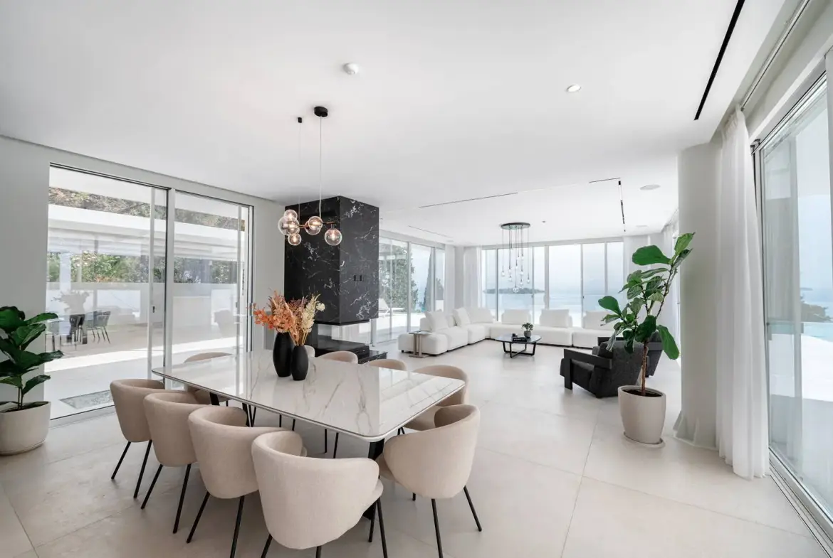 Luxury smart home with panoramic sea views in Kontokali, Corfu