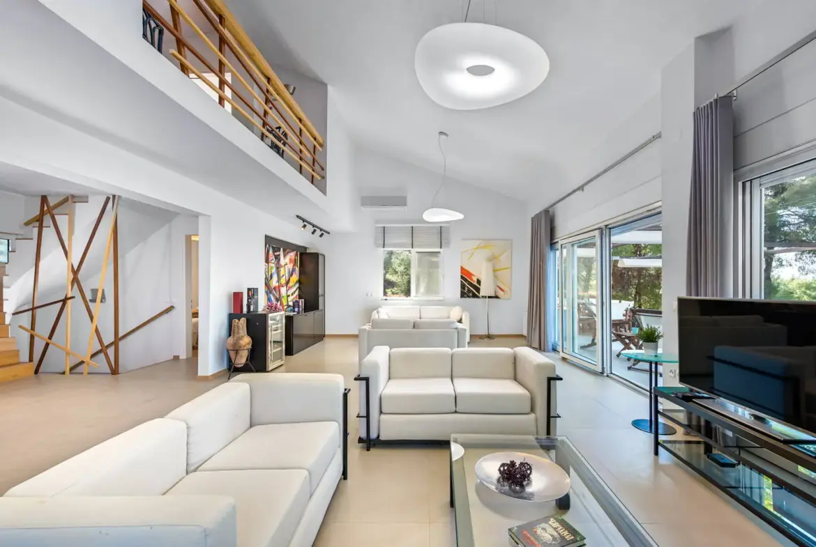Sea view luxury villa with a private pool