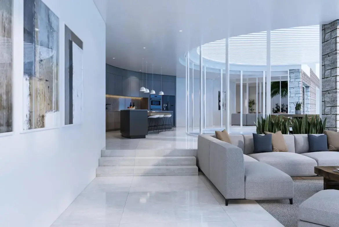 The Ionian Passage – Off-plan beachfront villa with private pontoon in Lefkada