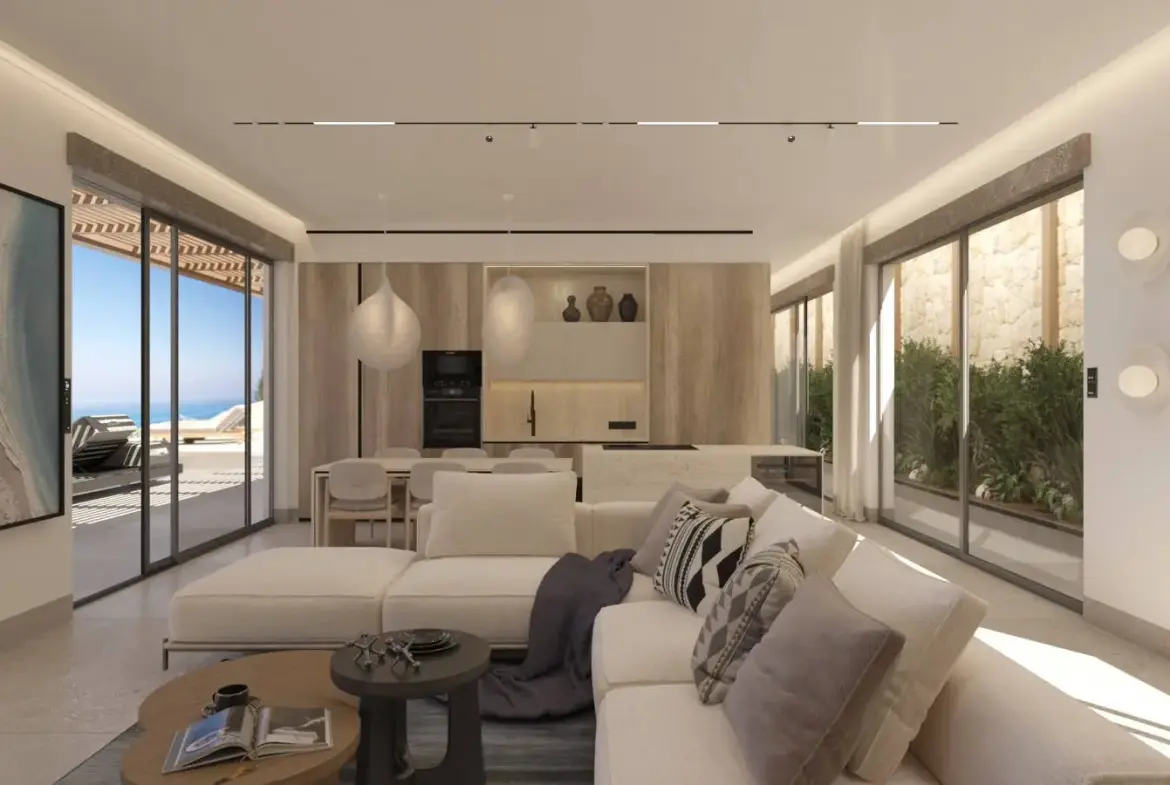 Ultra-Luxury Sunset Cave Villa Above Kathisma Beach