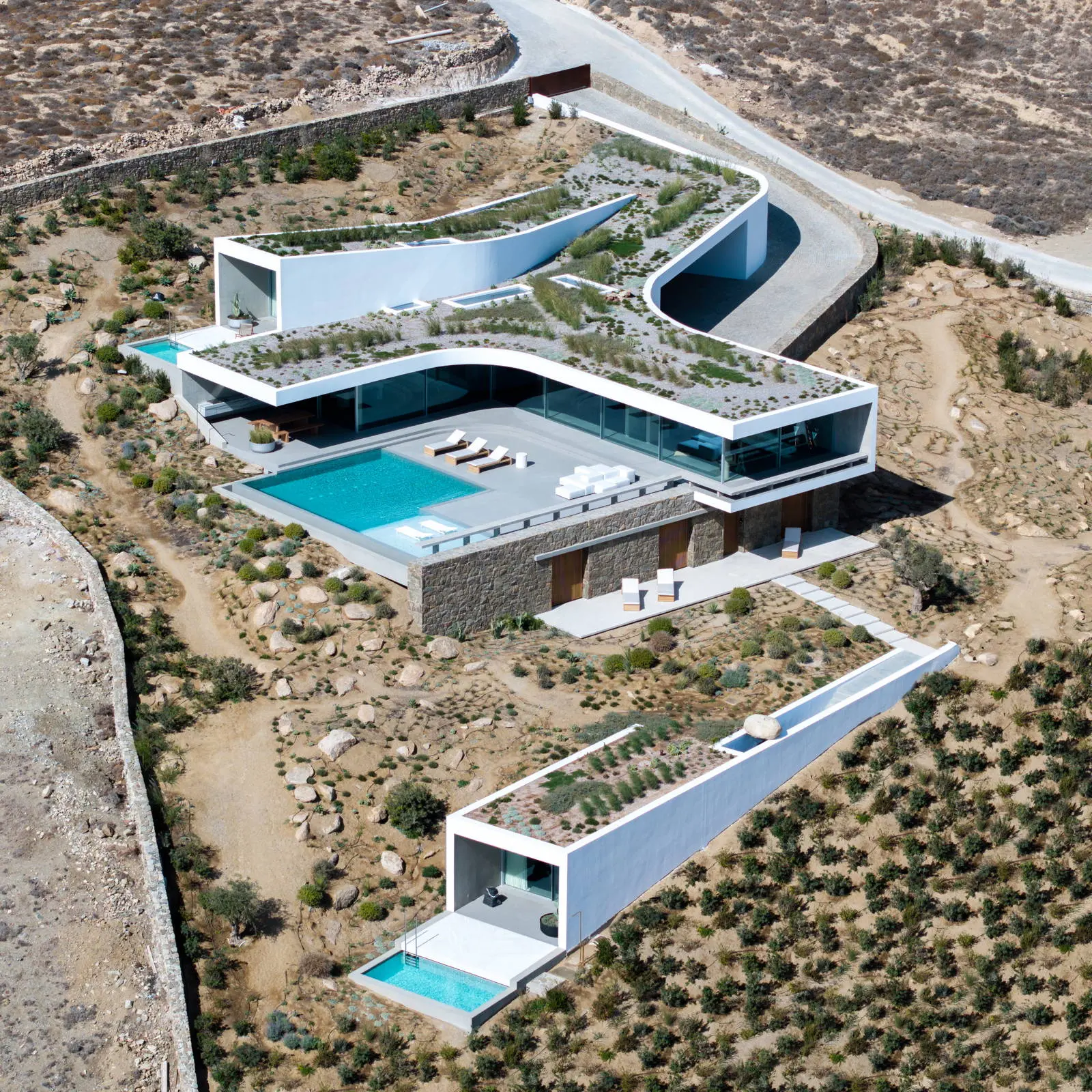Iconic villa handcrafted by famous designer in Elia, Mykonos