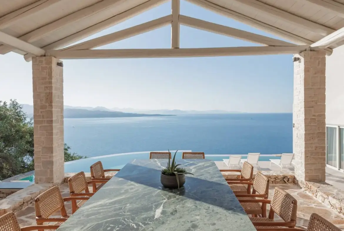 Luxury Sea View Villa in Nissaki, Corfu