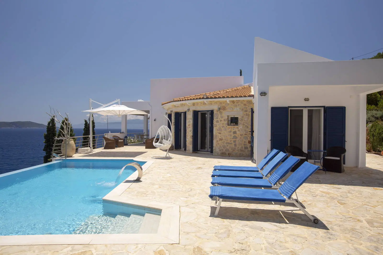 bh-4af818abab7e Τwo seafront villas with private sea access & pools in Sivota, Lefkada