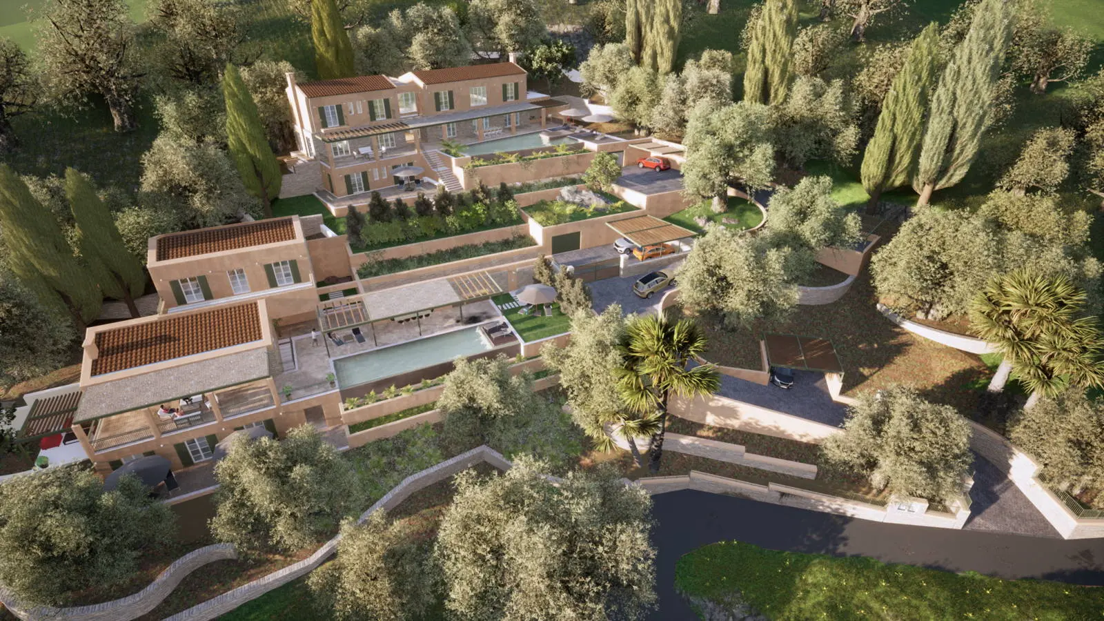 Luxury seaview villa with pool in Vigglatouri , Corfu