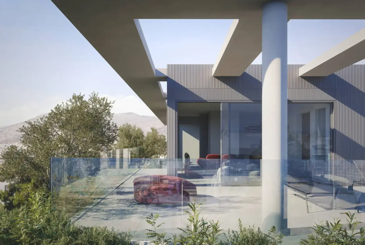 Exclusive luxury villa in Kavouri with private pool, gym & sea views