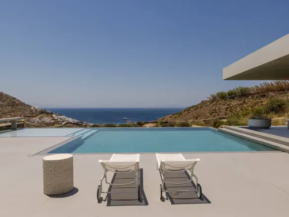 Iconic villa handcrafted by famous designer in Elia, Mykonos