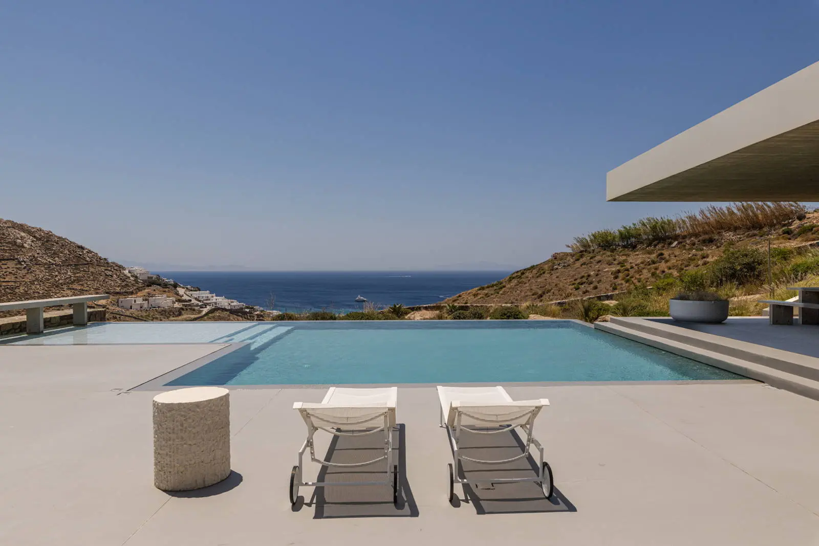 Iconic villa handcrafted by famous designer in Elia, Mykonos